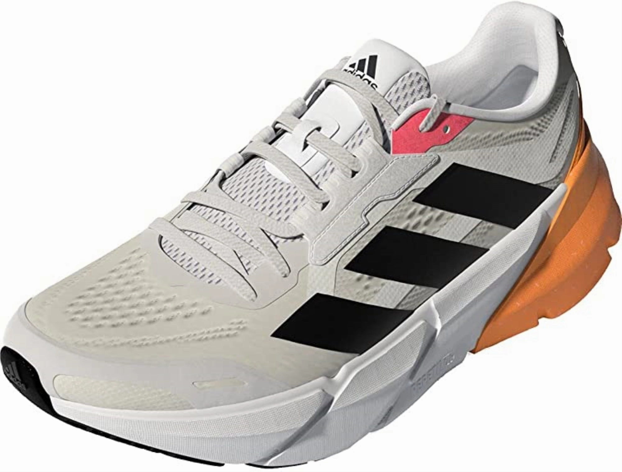 Adidas Men's Adistar Shoes, Grey Flash Orange