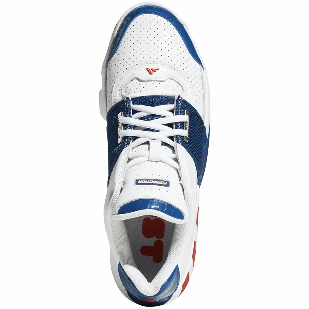Adidas Men's Agent Gil Restomod Shoes, Cloud White/Dark Marine/Dark Rust