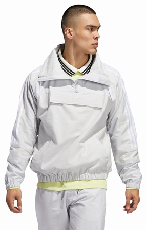 adidas Men's Anorak Jacket, Grey One / Dash Grey / Black