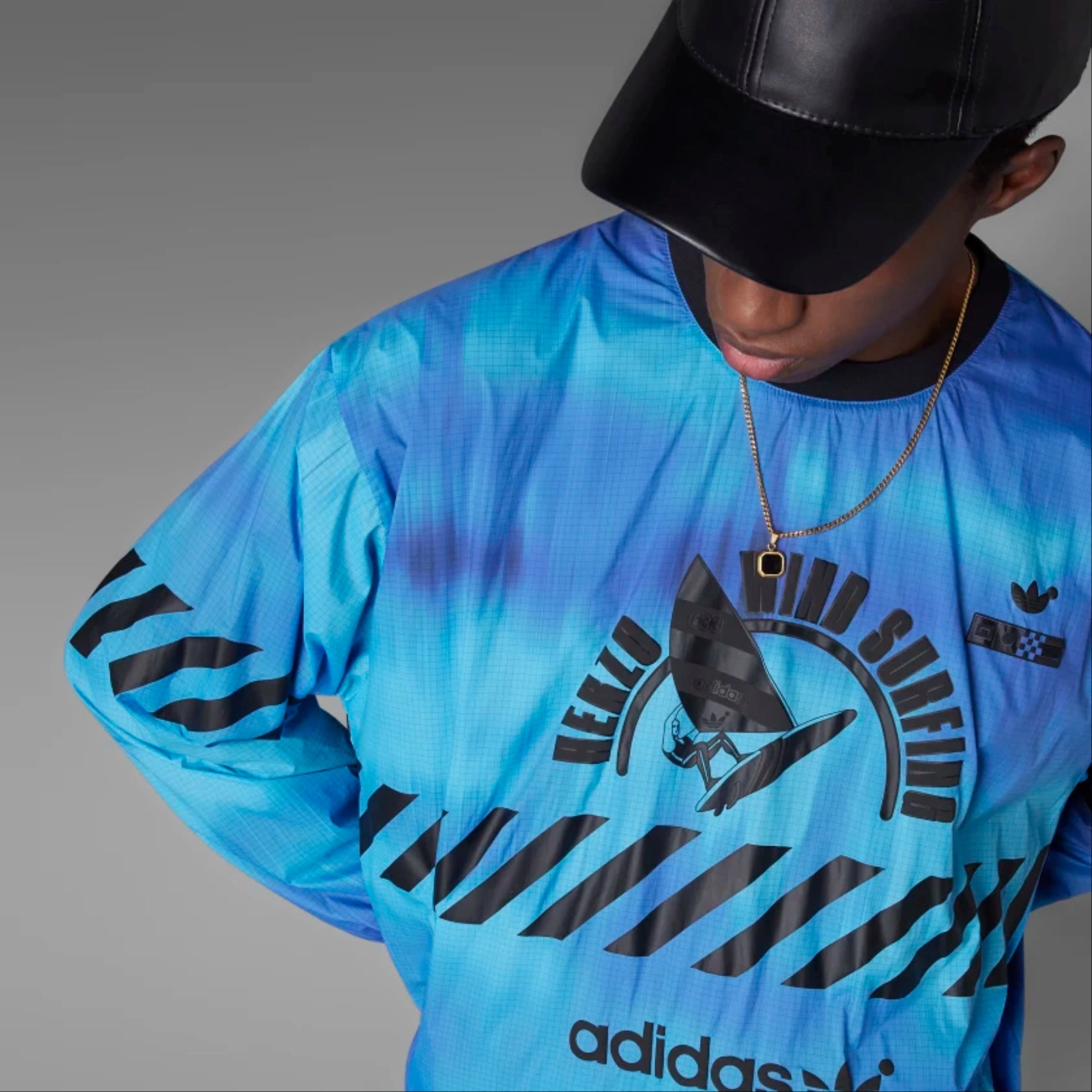 Adidas Men's Ark Crew Pullover Sweater, Multicolor/Black