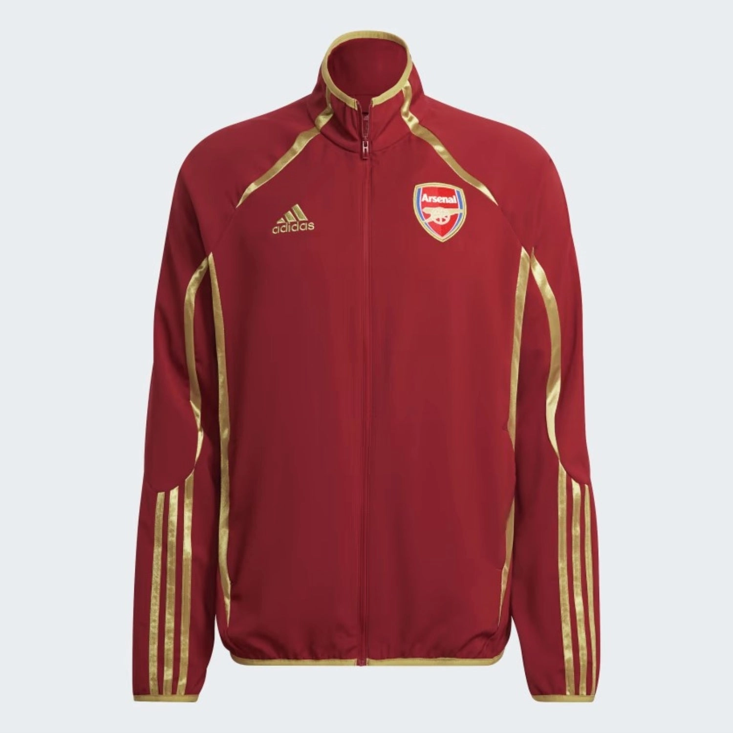 Adidas Men's Arsenal Teamgeist Woven Jacket, Noble Maroon