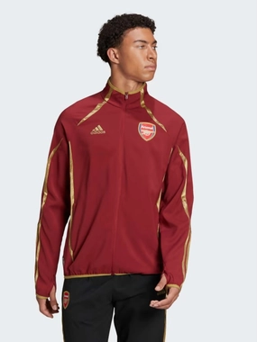 Adidas Men's Arsenal Teamgeist Woven Jacket, Noble Maroon