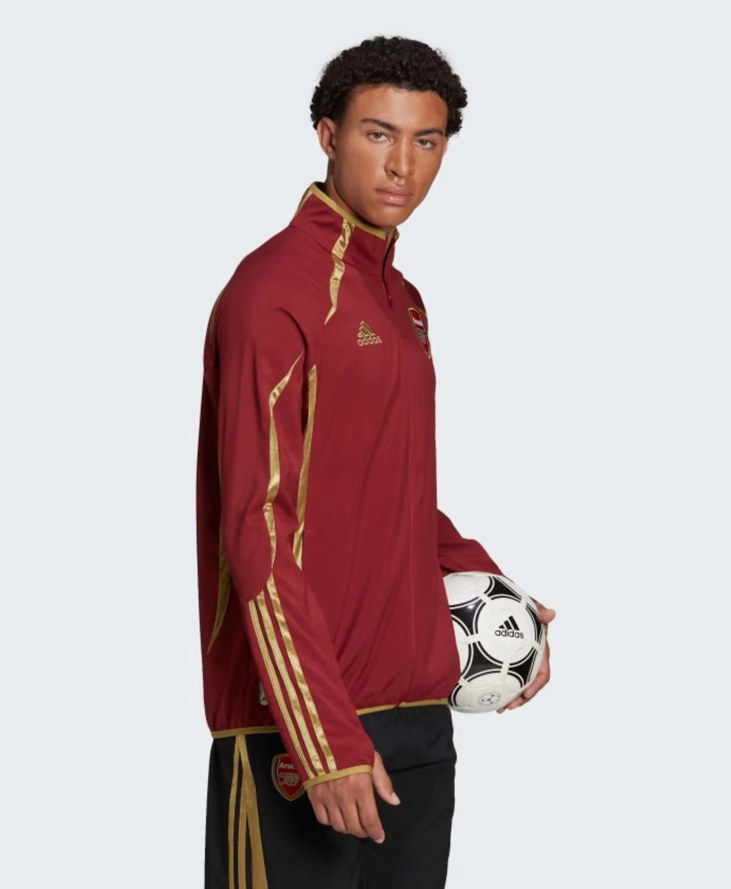 Adidas Men's Arsenal Teamgeist Woven Jacket, Noble Maroon