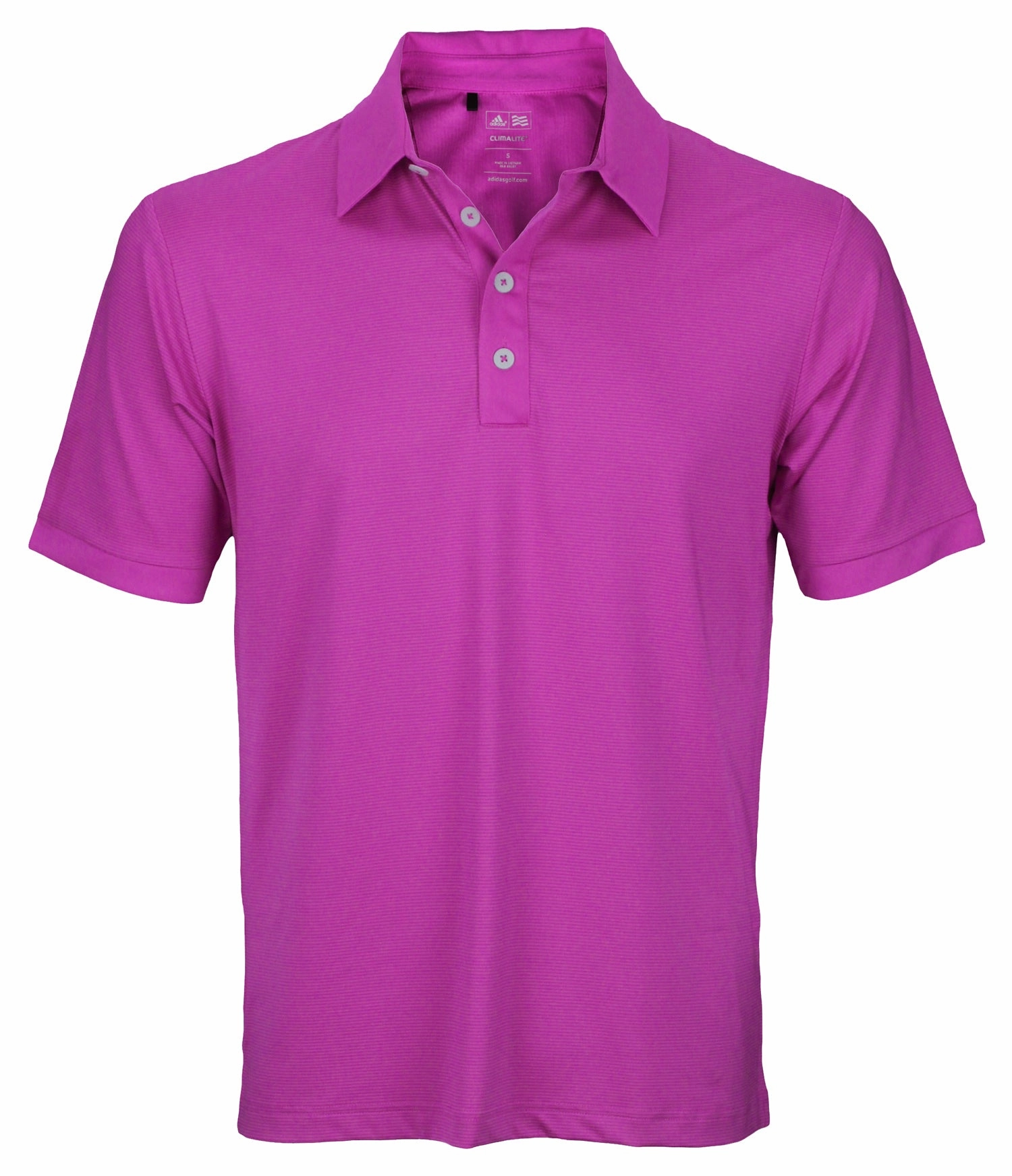 Adidas Men's Athletic Polo Puremotion Microstripe Shirt - Color Options
