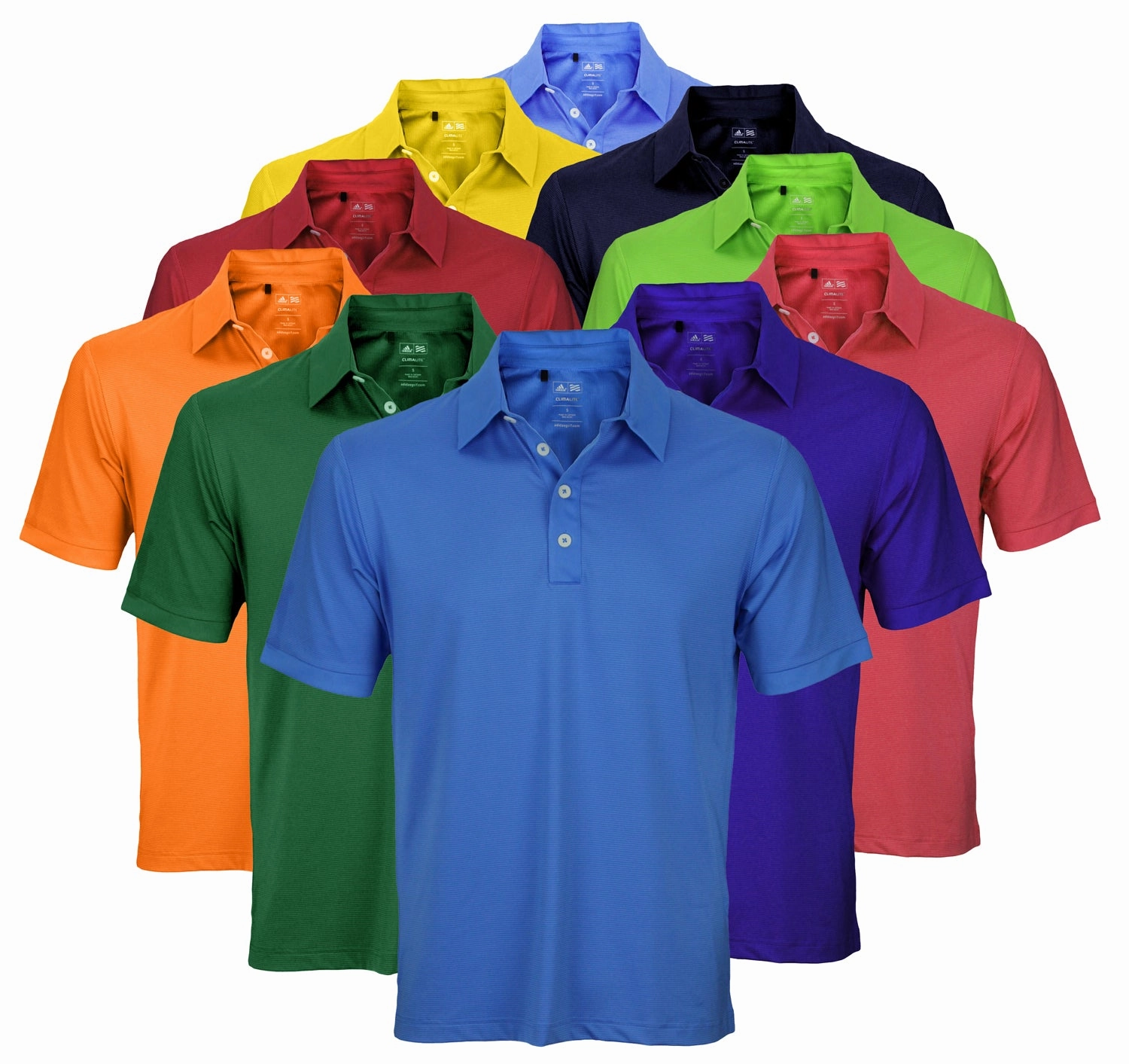 Adidas Men's Athletic Polo Puremotion Microstripe Shirt - Color Options