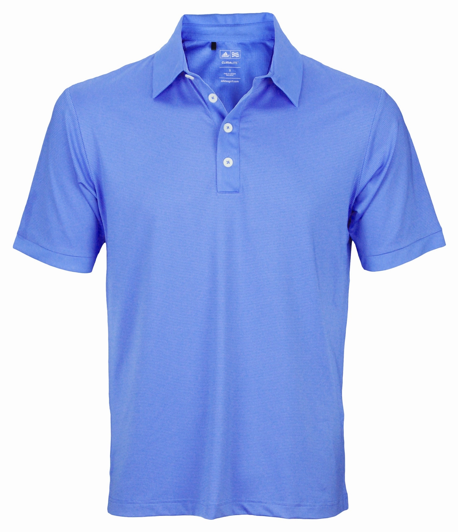 Adidas Men's Athletic Polo Puremotion Microstripe Shirt - Color Options
