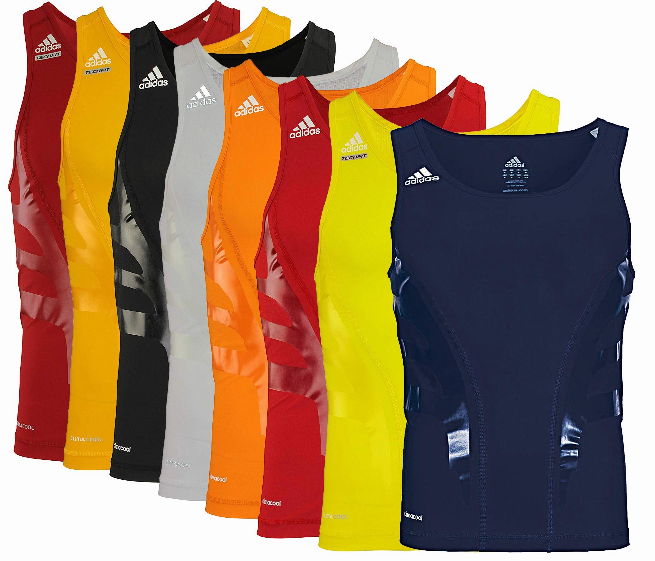 Adidas Men's Athletic Techfit Powerweb Compression Tank, Color Options