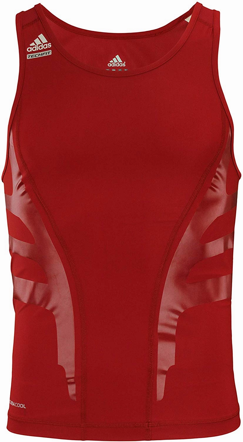 Adidas Men's Athletic Techfit Powerweb Compression Tank, Color Options