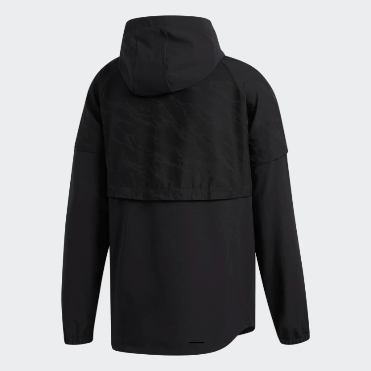 adidas Men's Athletics Id 1/2 Zip Woven Shell Jacket, Black, Large