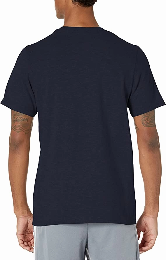 Adidas Men's Badge of Sport Tee, Legend Ink/Legacy Teal/Pulse Lime
