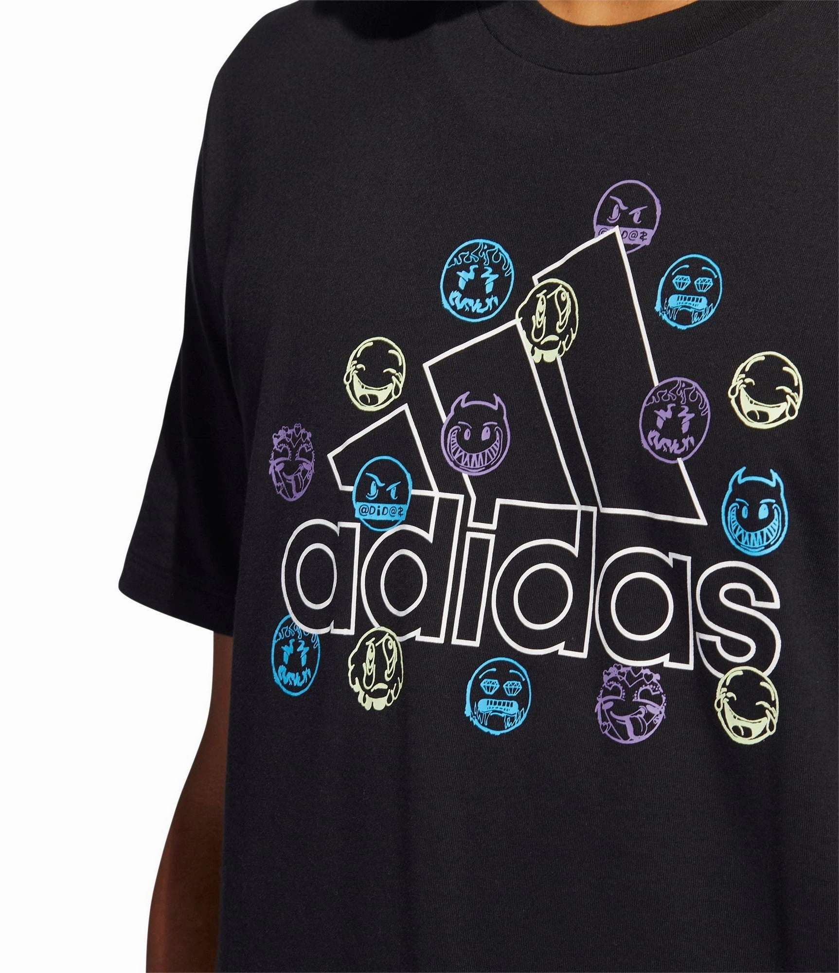 Adidas Men's Big Mood Freelift Short Sleeve Tee, Black