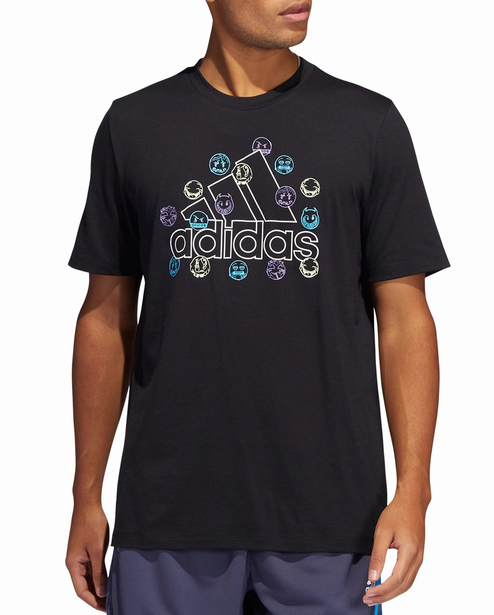 Adidas Men's Big Mood Freelift Short Sleeve Tee, Black