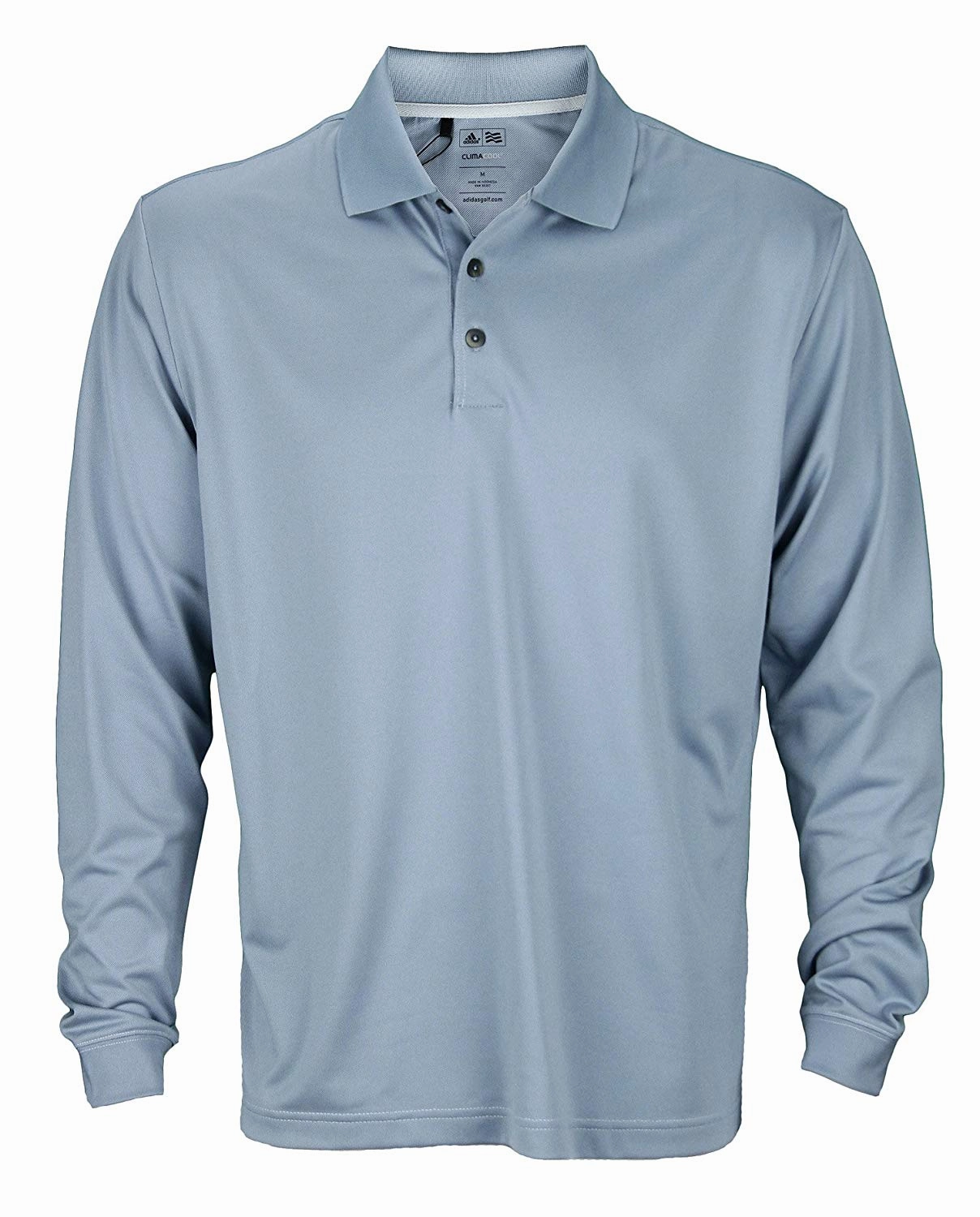 Adidas Men's ClimaCool Long Sleeve Pique Polo, Color Options
