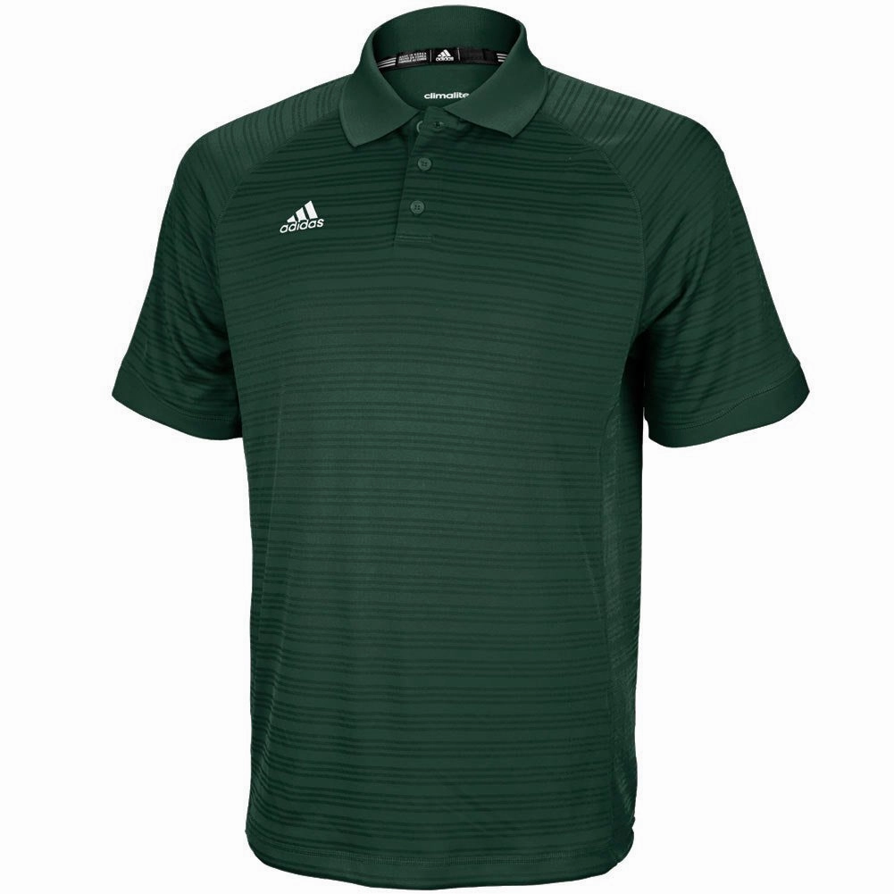 Adidas Men's Climalite Select Polo, Dark Green
