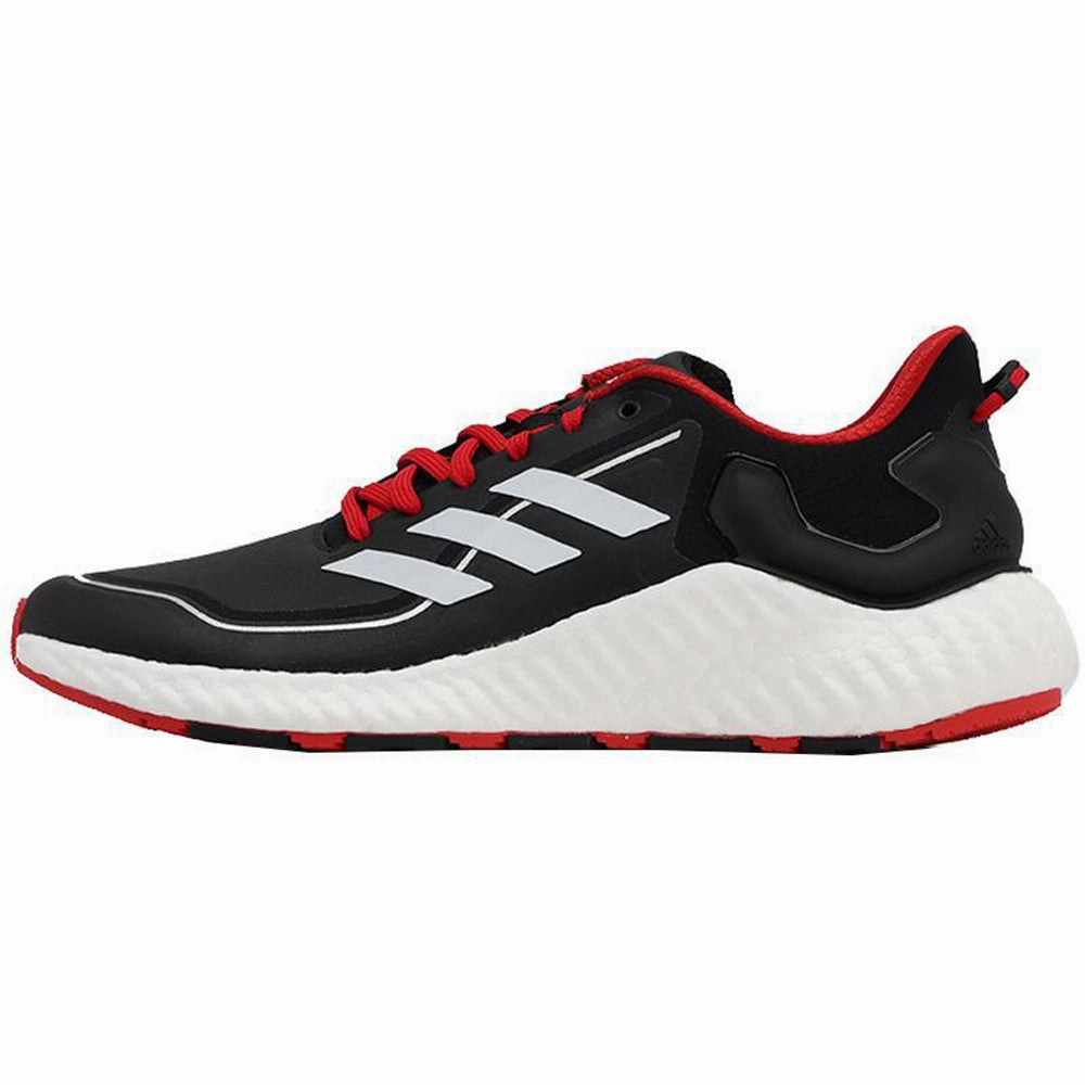 Adidas Men's ClimaWarm LTD Low Running Shoes, Black/White/Scarlet