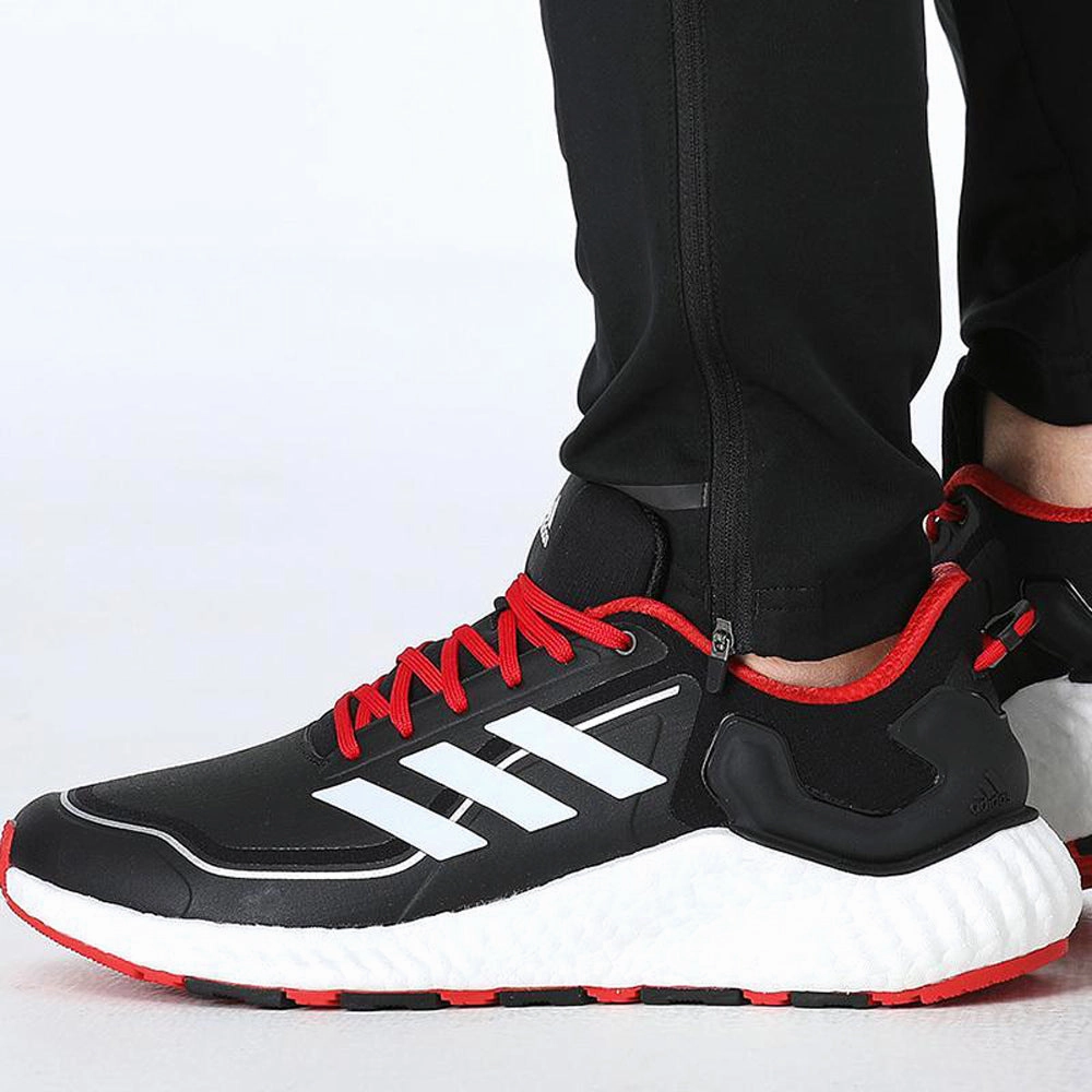 Adidas Men's ClimaWarm LTD Low Running Shoes, Black/White/Scarlet
