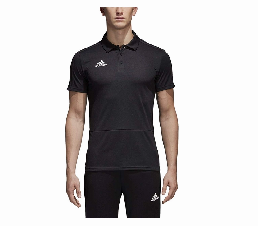 Adidas Men's Condivo 18 Polo Shirt, Black/White