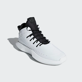 Adidas Men's Crazy 1 ADV Mid Shoes, Cloud White/Core Black/Hi-Res Red