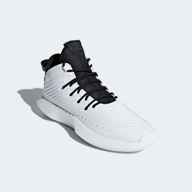Adidas Men's Crazy 1 ADV Mid Shoes, Cloud White/Core Black/Hi-Res Red