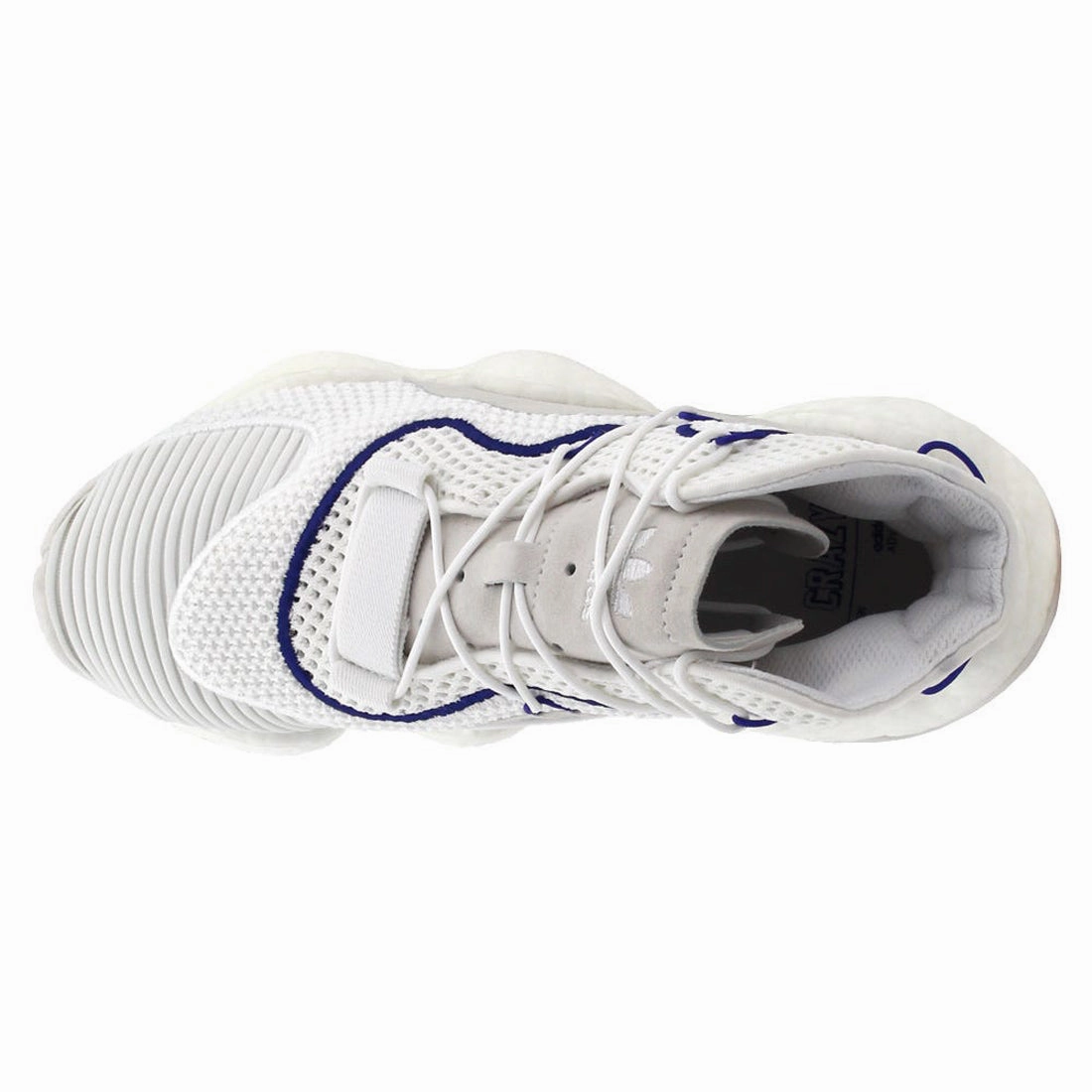 Adidas Men's Crazy BYW Sneaker Shoes, White/Purple