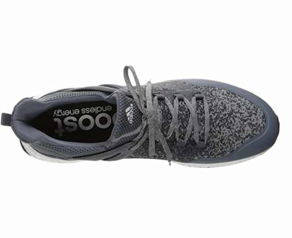 Adidas Men's Crossknit Boost Golf Shoes, Mid Grey/Onix/White