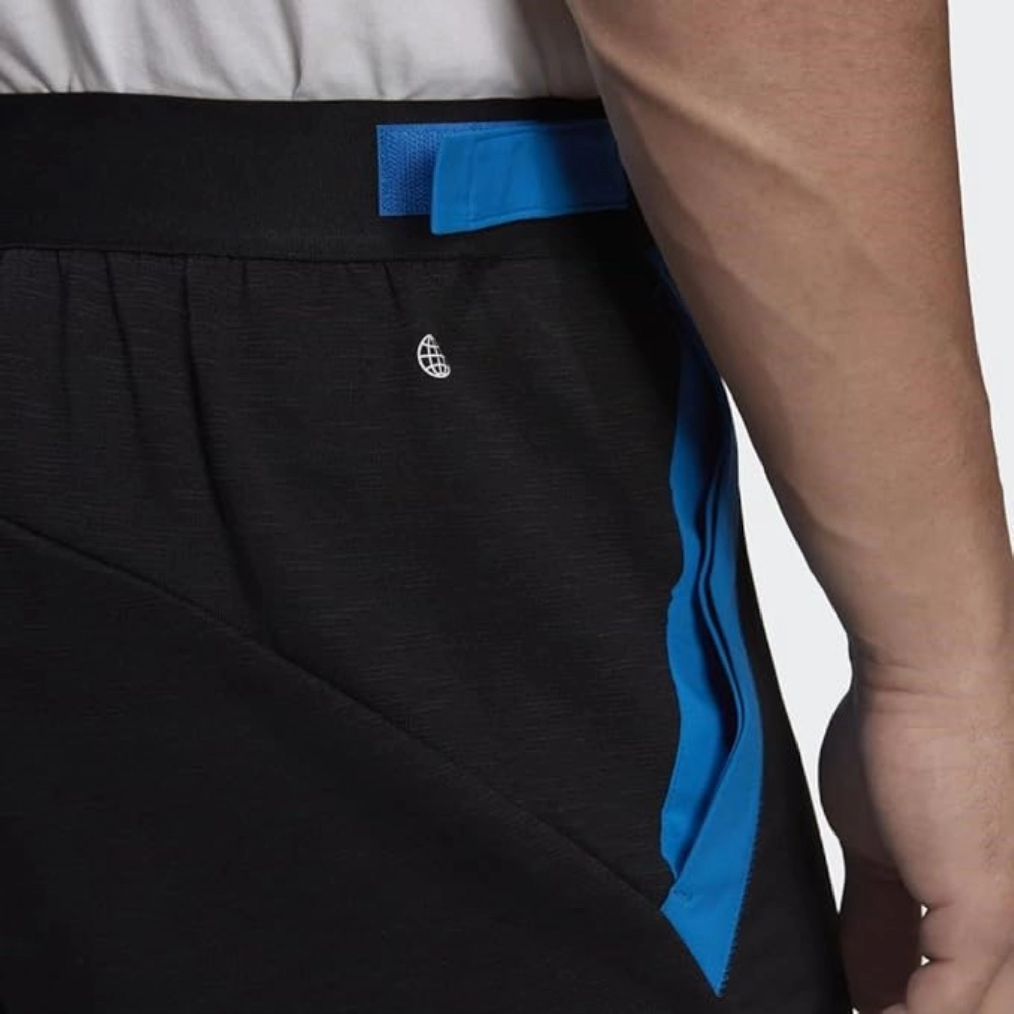 Adidas Men's D4M Premium Pants, Black/Shock Blue