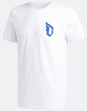 Adidas Men's Dame Verb Tee Shirt, White