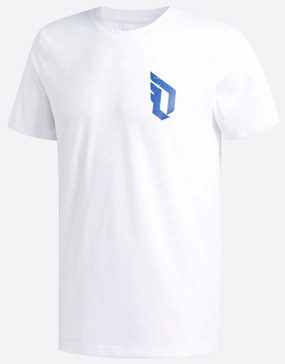 Adidas Men's Dame Verb Tee Shirt, White