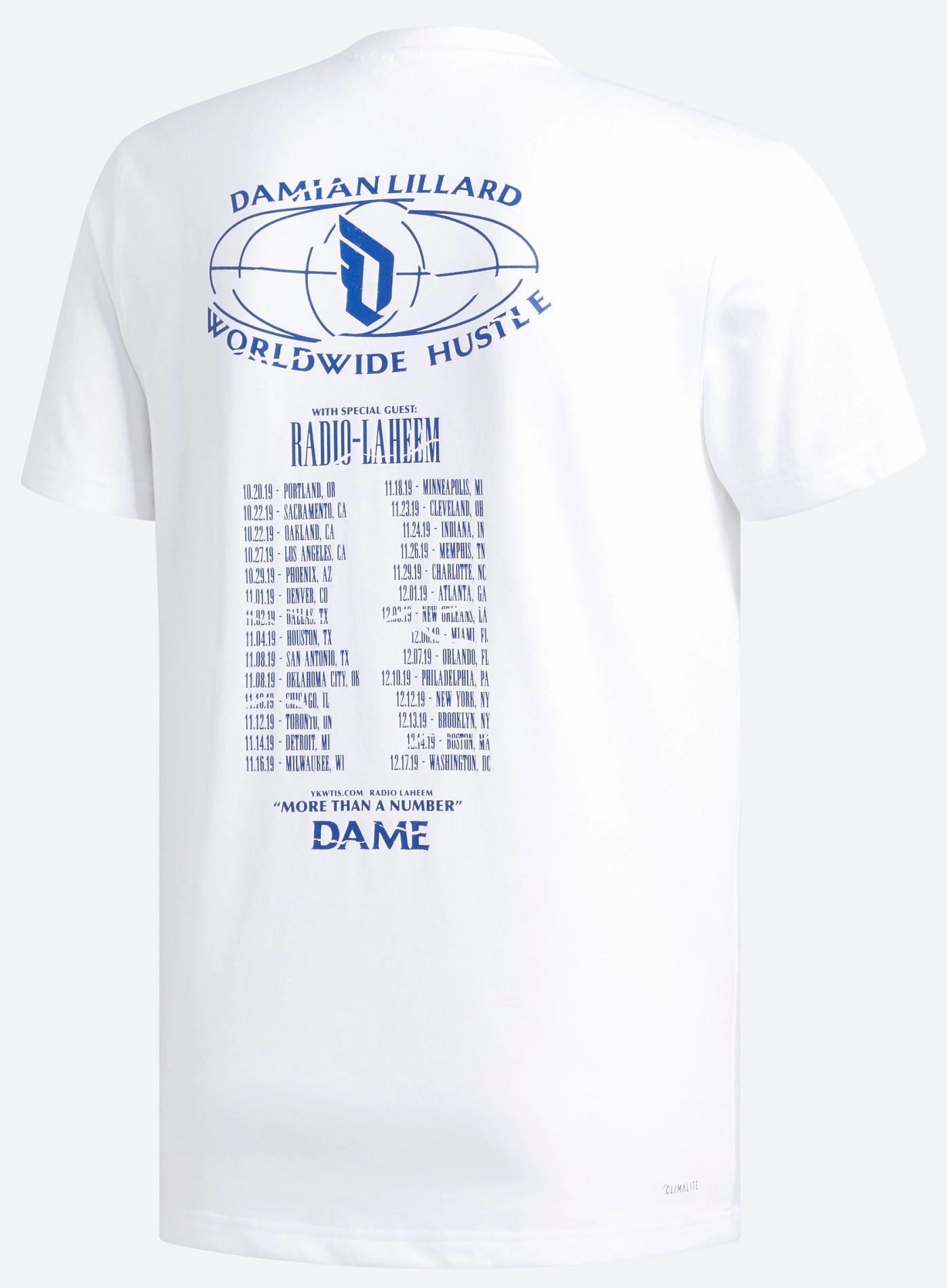 Adidas Men's Dame Verb Tee Shirt, White