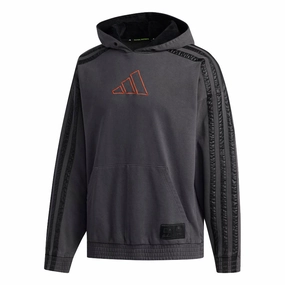 Adidas Men's DANIEL PATRICK X HARDEN Hoodie, Black / Red
