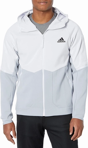 adidas Men's Designed 4 Game Day Fullzip Track Jacket, Dash Grey