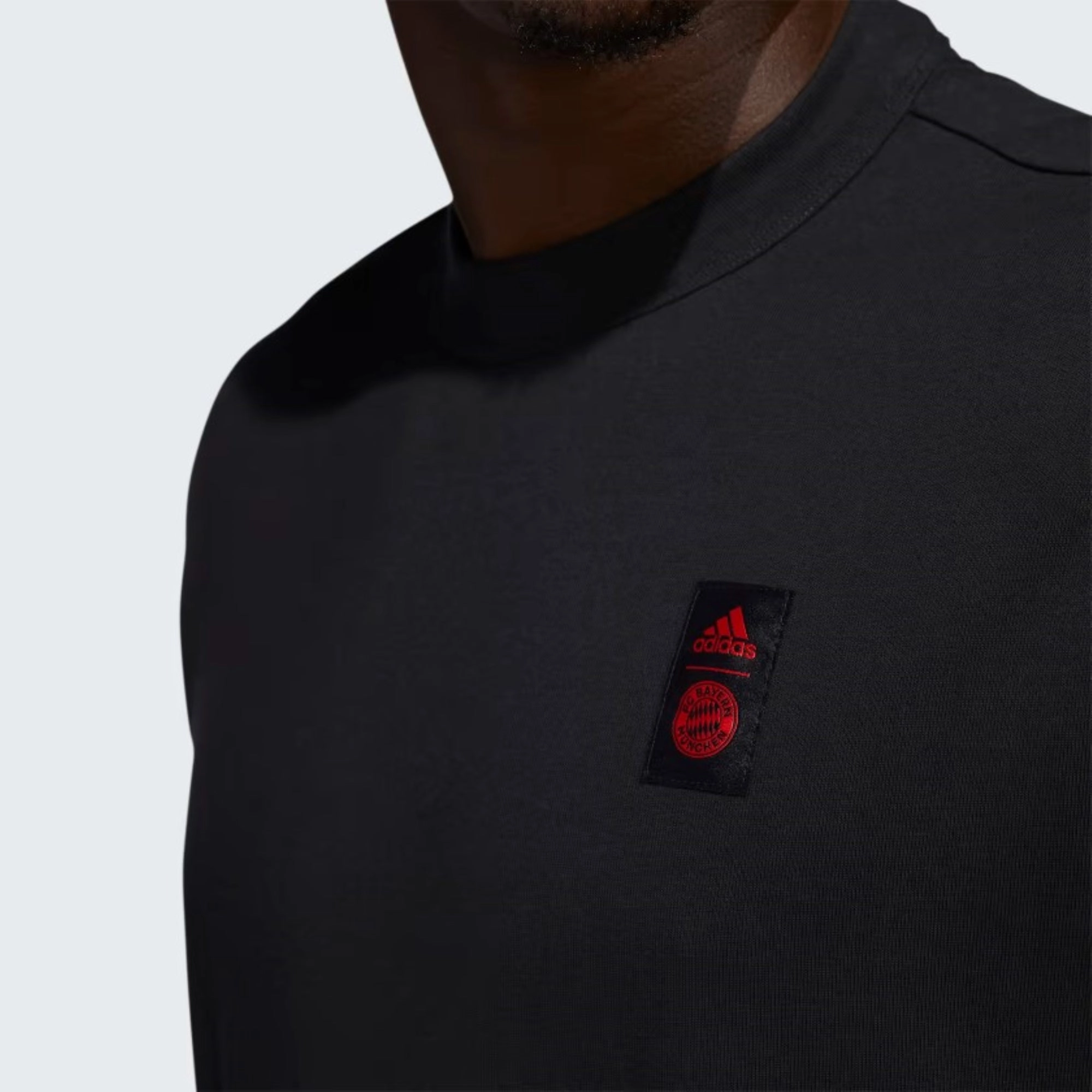 Adidas Men's FC Bayern DNA Lifestyler Heavy Cotton Tee, Black