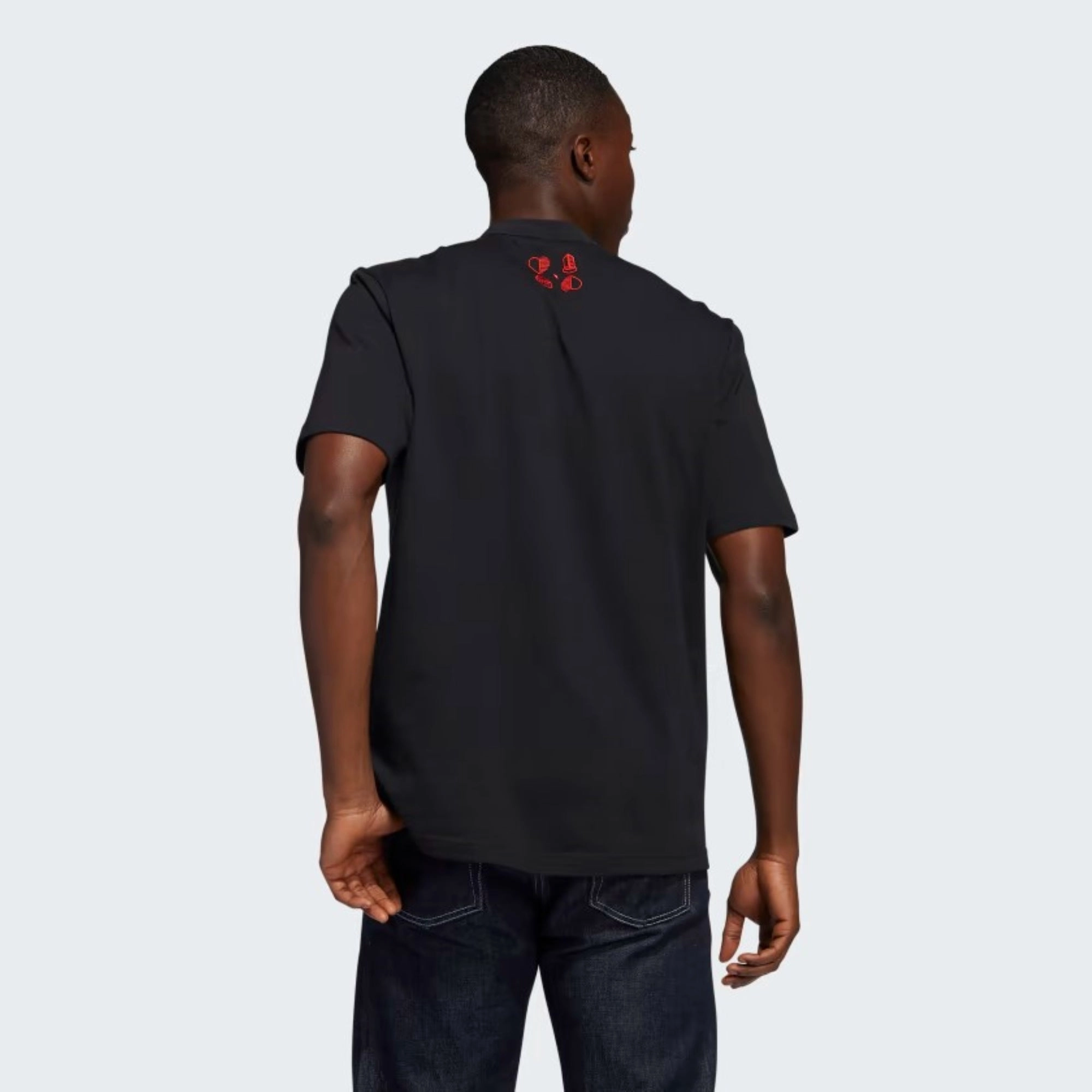 Adidas Men's FC Bayern DNA Lifestyler Heavy Cotton Tee, Black