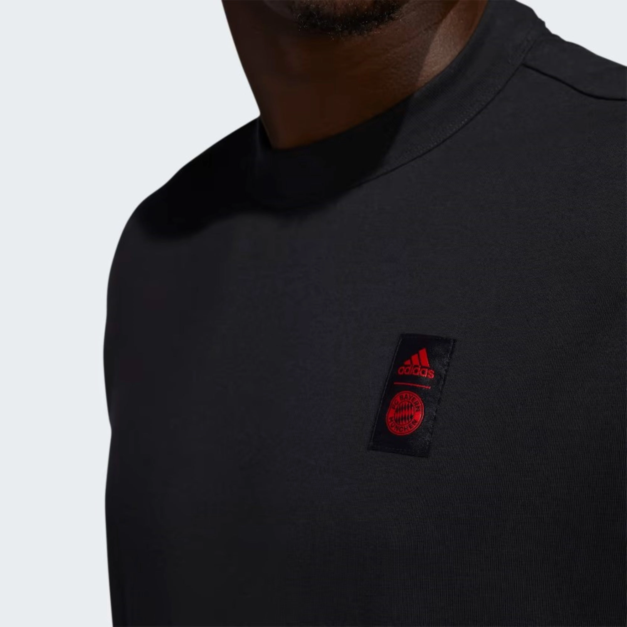 Adidas Men's FC Bayern DNA Lifestyler Heavy Cotton Tee, Black