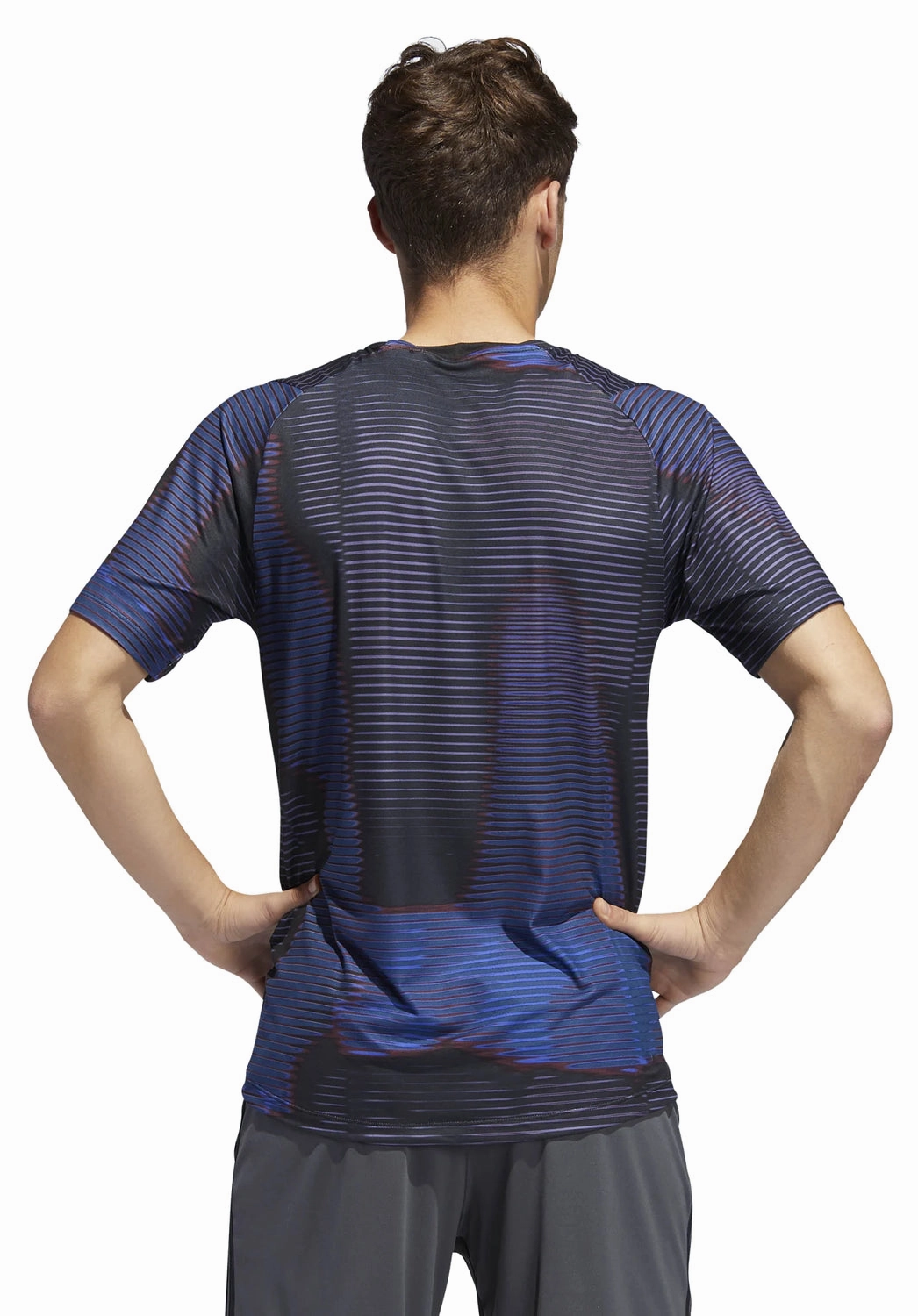 adidas Men's Free-Lift Short Sleeve 7V7 Tee, Black