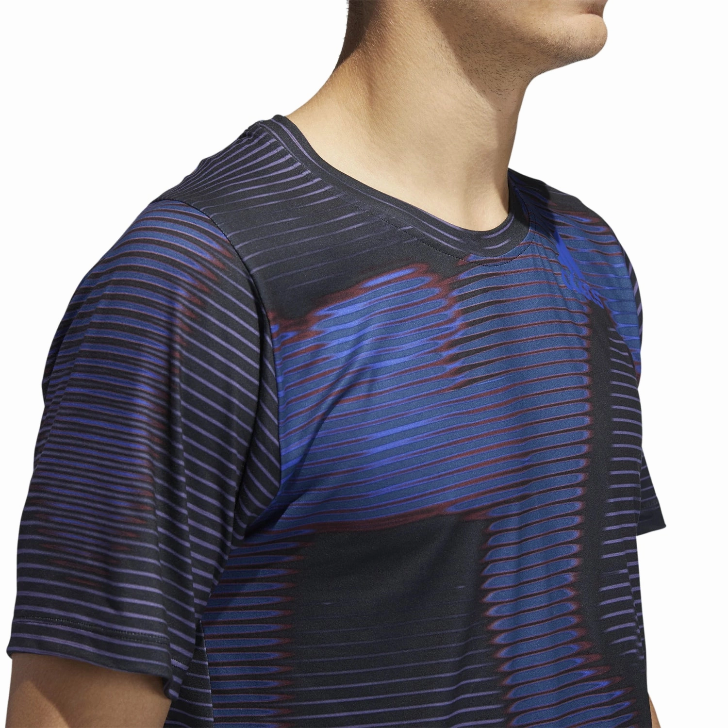 adidas Men's Free-Lift Short Sleeve 7V7 Tee, Black