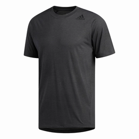 adidas Men's Freelift Tech Aeroknit Graphic Tee, Black