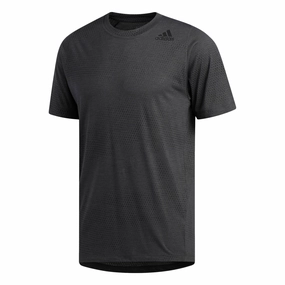 adidas Men's Freelift Tech Aeroknit Graphic Tee, Black