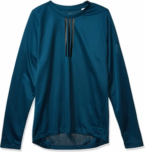 Adidas Men's FreeLift Warm Long Sleeve 3-Stripes Shirt, Tech Mineral