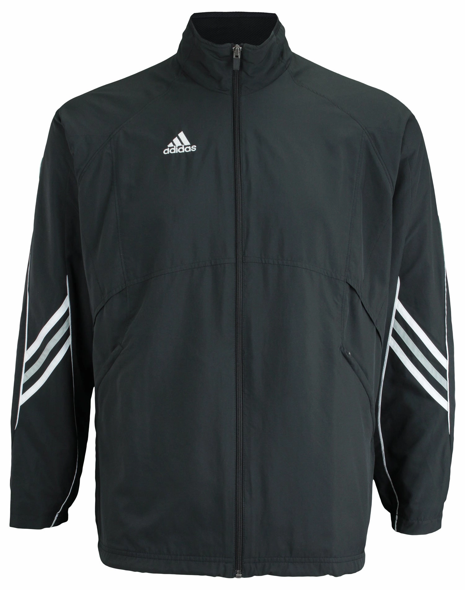 Adidas Men's Full Zip Climalite Performance Training Warm-up Jacket, Black