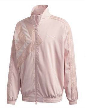 Adidas Men's Full Zip Pastel Track Top, Pink Spirit/Halo Pink