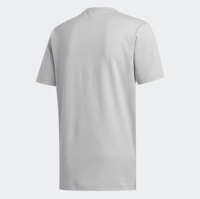 Adidas Men's Game and Go Crew Tee Shirt, Medium Grey Heather