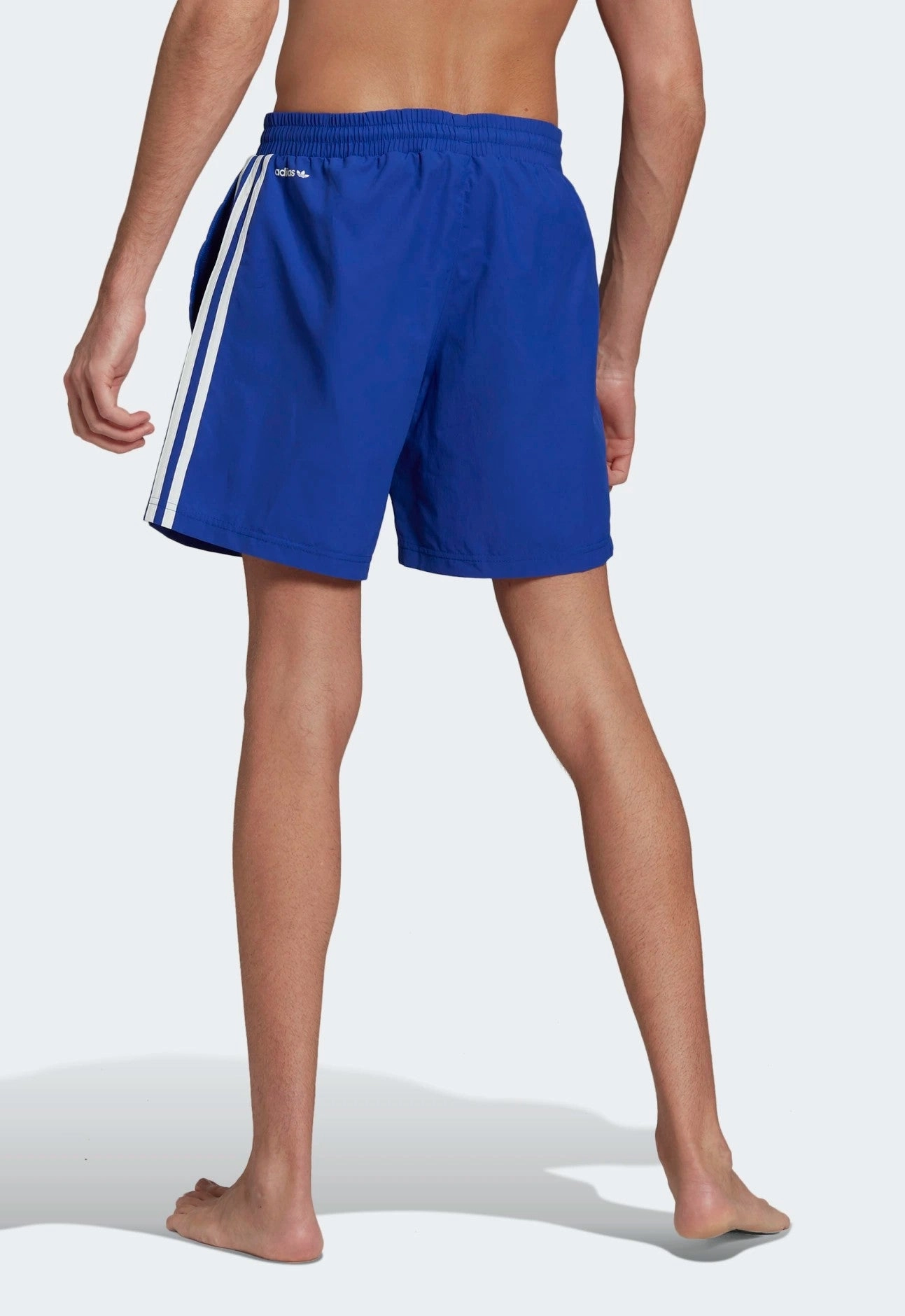 adidas Men's Graphic Stoked Fish Swim Shorts, Bold Blue
