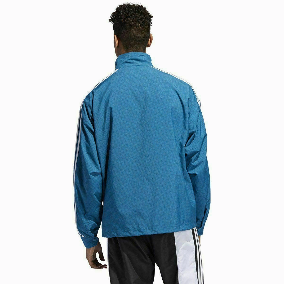 Adidas Men's Grid Wind Jacket, Active Teal/Berry