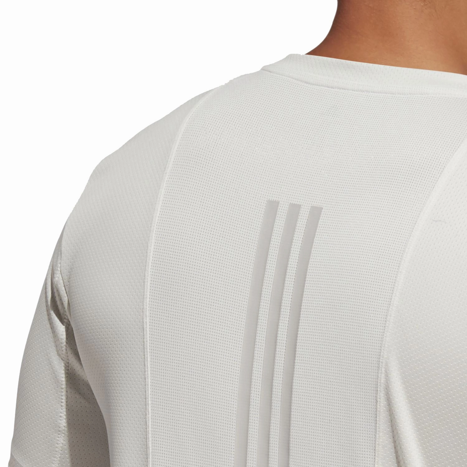 Adidas Men's Heat.Rdy 3-Stripes Tee, Orbit Grey