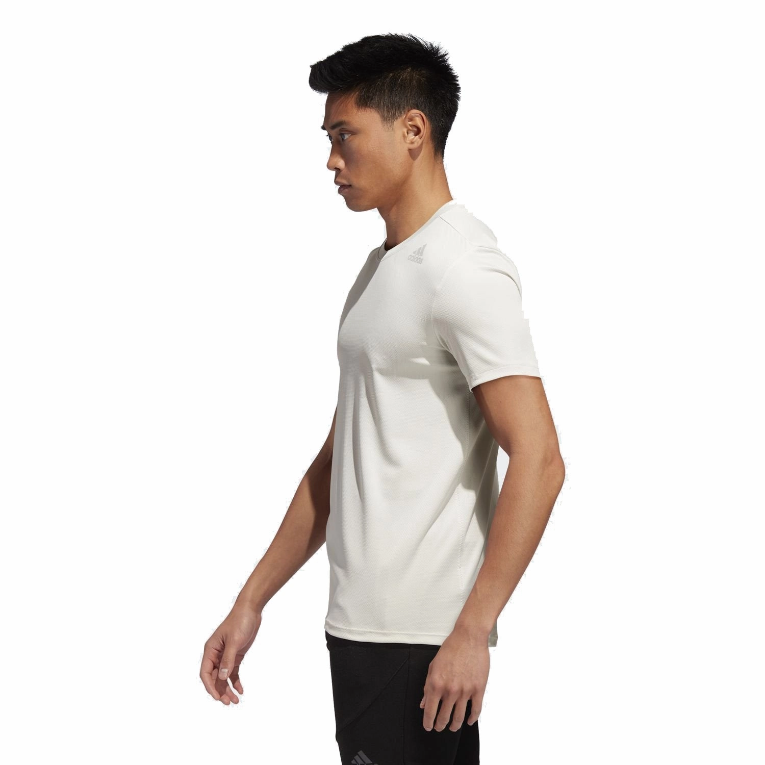 Adidas Men's Heat.Rdy 3-Stripes Tee, Orbit Grey