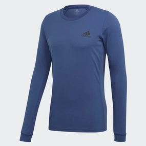 Adidas Men's HEAT.RDY Long Sleeve Top, Tech Indigo / Night Metallic