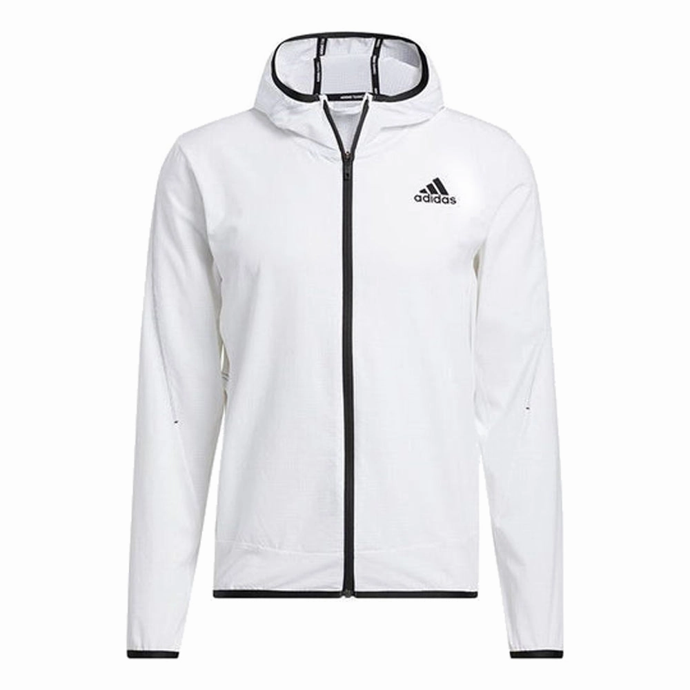 Adidas Men's HEAT.RDY Warrior Light Woven Jacket, White