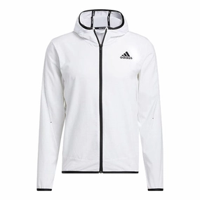 Adidas Men's HEAT.RDY Warrior Light Woven Jacket, White