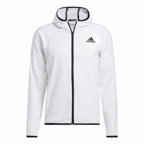 Adidas Men's HEAT.RDY Warrior Light Woven Jacket, White